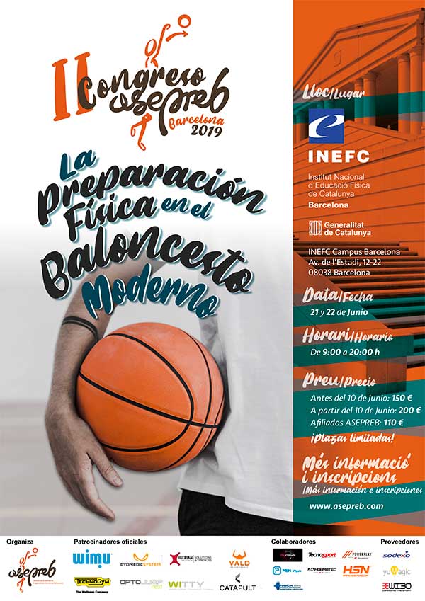 II Congreso de Asociación Española de Preparadores Físicos de Baloncesto - Asepreb